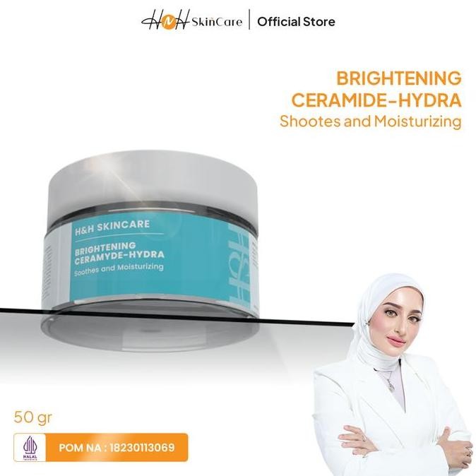 HNH Skincare - Brightening Ceramide-Hydra - Moisturizer Ceramide Pelembab Wajah untuk Skin Barrier R
