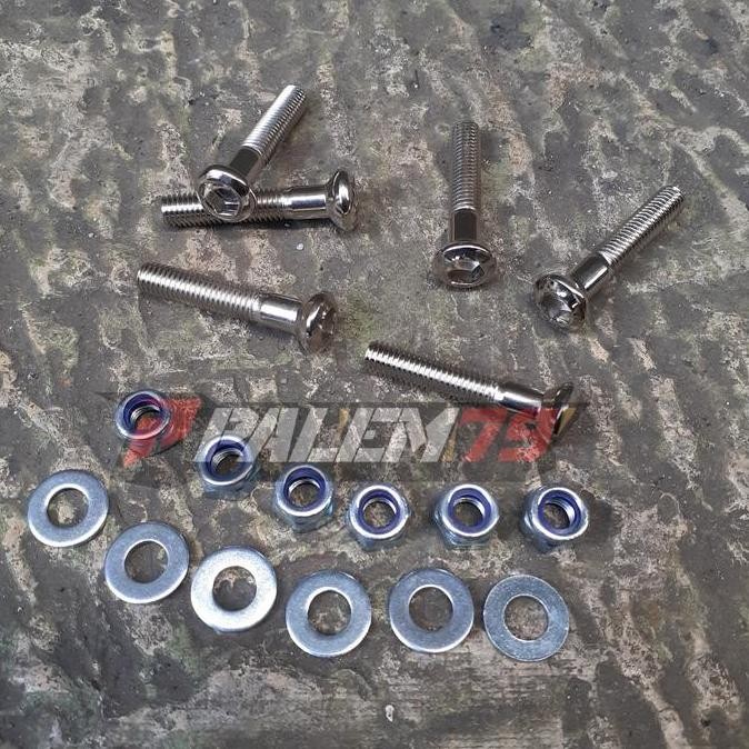 Ready  Baut Mur Spacer Gear Dtracker KLX 250 Baud Locknut Spaser Gir KLX250