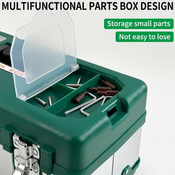 INSTAN ISKU TOOL BOX BESAR 20 INCH KOTAK PERKAKAS STAINLESS BESAR TOOL BOX LARIS