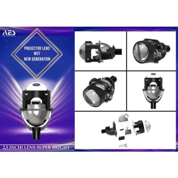 Promo BILED 2,5 WST Bluelens AES - Projector AES BILED 2,5 Inch Led COD