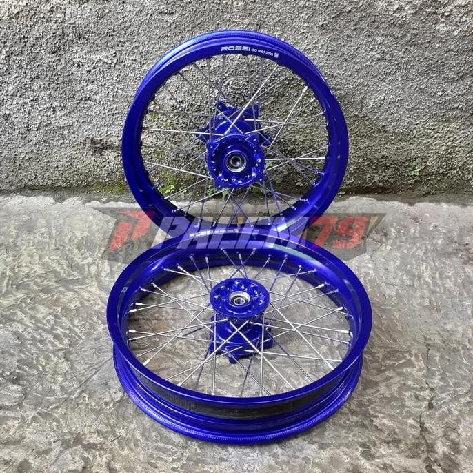 Ready  Velg Set Supermoto Biru CRF 150 L Velk Wheelset 17 300 350 CRf150