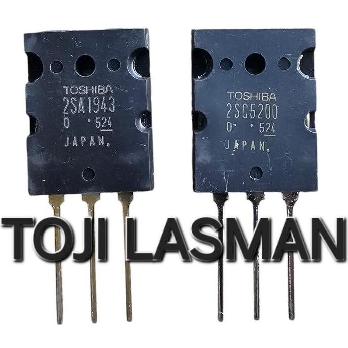 C5200 A1943 C 5200 A 1943 1 SET TOSHIBA 2SC5200 ORI KW1 BAGUS ORIGINAL
