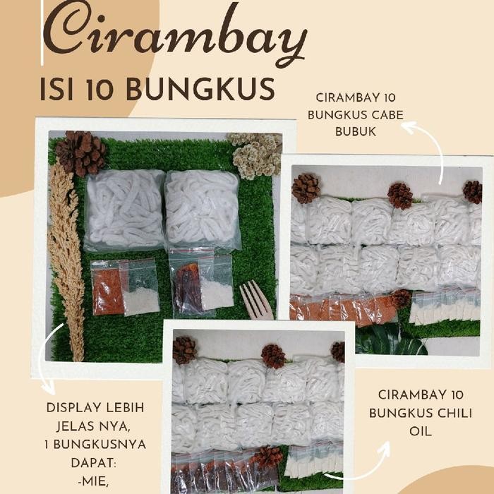 

MN Paket Usaha Cirambay Isi 10 Bungkus Makanan Pedas Frozen Food - Cireng - Instan, Odeng, Baso
