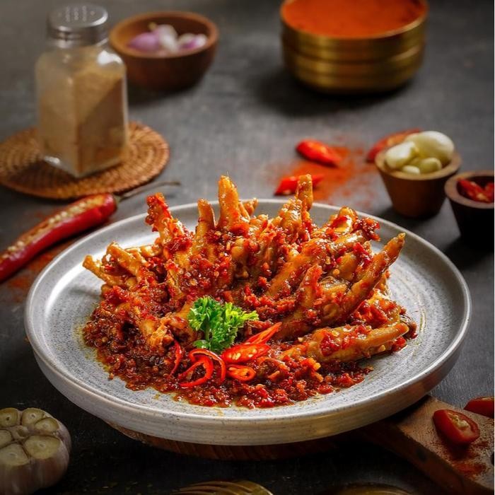 

DD SAUKE OSENG MERCON CEKER TULANG AYAM @200GR/ LAUK SIAP SAJI/LAUK INSTAN/READY TO EAT