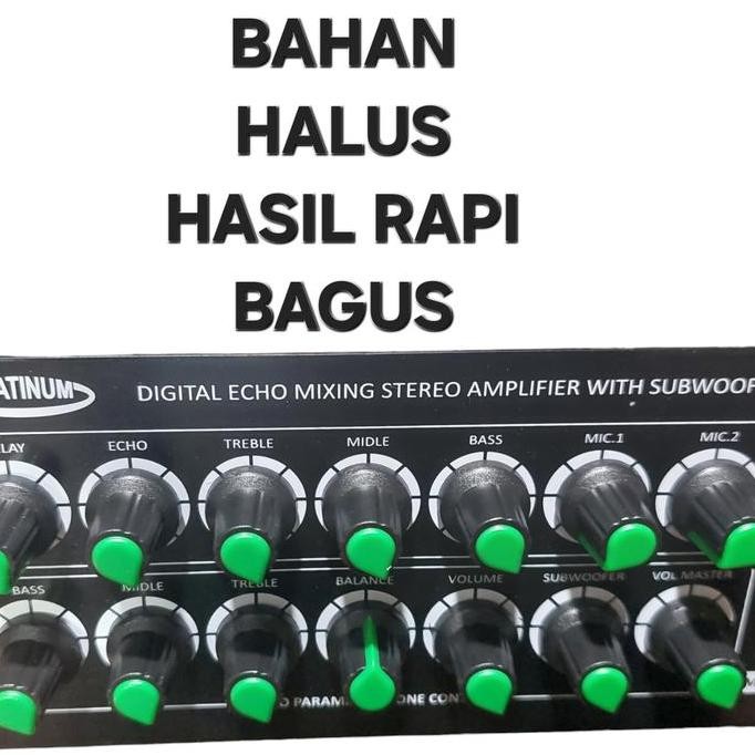 KNOP POTENSIO LUBANG BULAT TOMBOL TUTUP POTENSIOMETER PLASTIK AS WARNA VOLUM VOLUME BASS TREBLE BALA