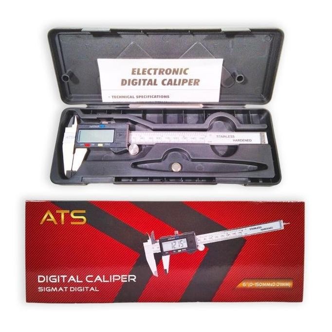 Digital Caliper 6" (150mm) / SIGMAT DIGITAL BODY BESI 6"