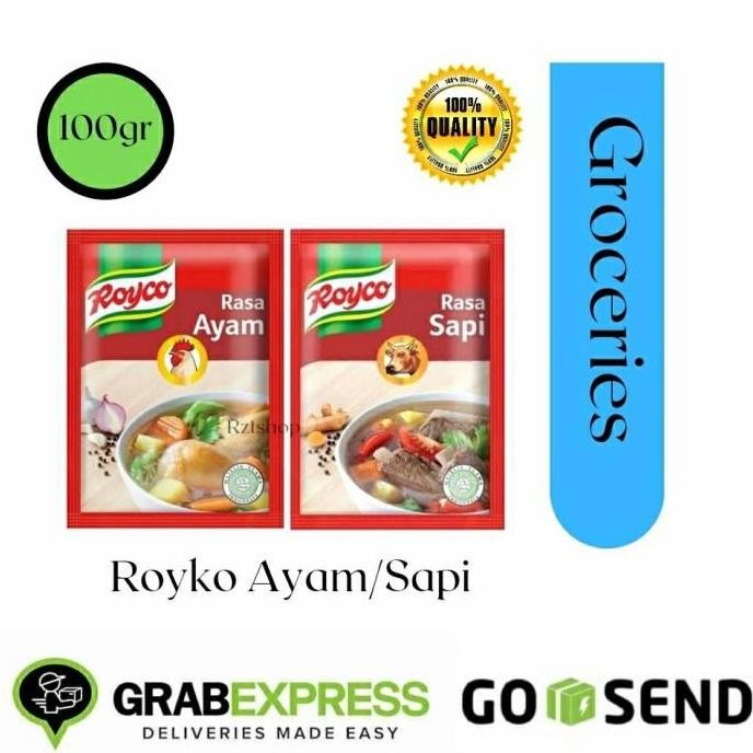

Bumbu penyedap Rasa Royko - royco ayam / Sapi