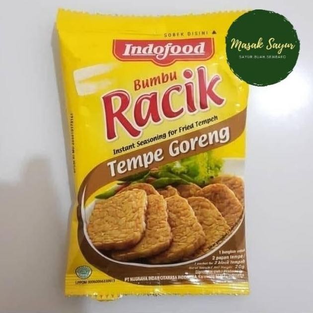 Bumbu racik tempe goreng bandung