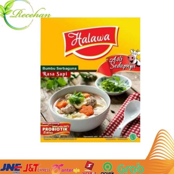 

Halawa Bumbu Probiotik Penyedap Rasa Isi 12 Sachet