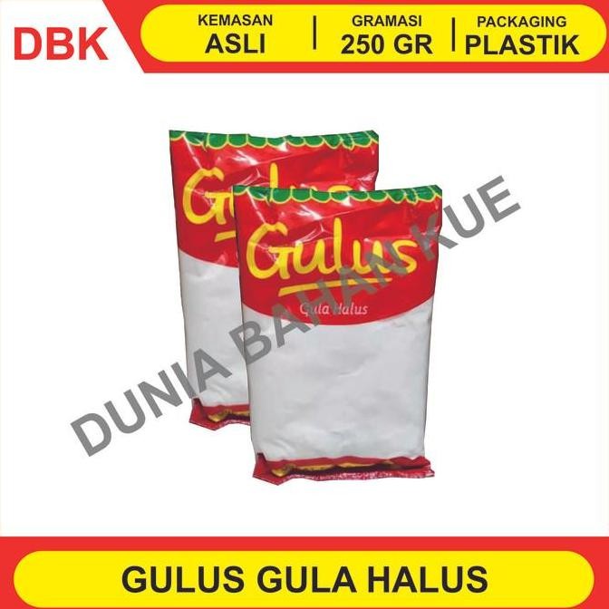 

GULUS GULA HALUS 250 GR / GULA TEPUNG
