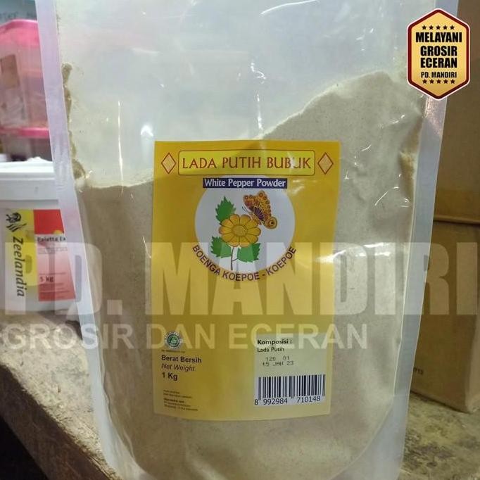 

BOENGA KOEPOE KOEPOE LADA PUTIH BUBUK 1 KG