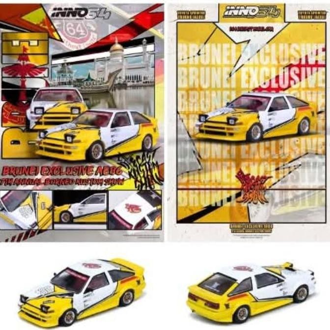 INNO IN64-AE86T-BDKS24 TOYOTA SPRINTER TRUENO AE86 BRUNEI SHOW