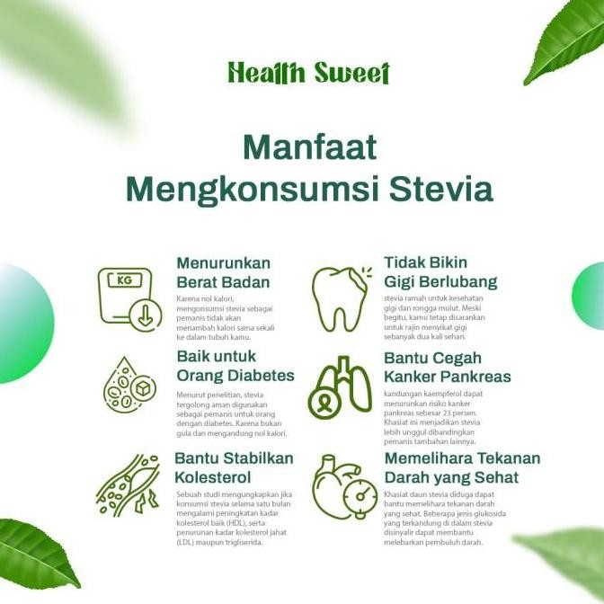 

Gula nol kalori sugar royal stevia pemanis alami ekstrak stevia
