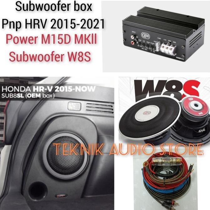 Subwoofer Oem Sudut Cello 8inch W8SL Plus Power Honda HRV-BRV-Mobilio