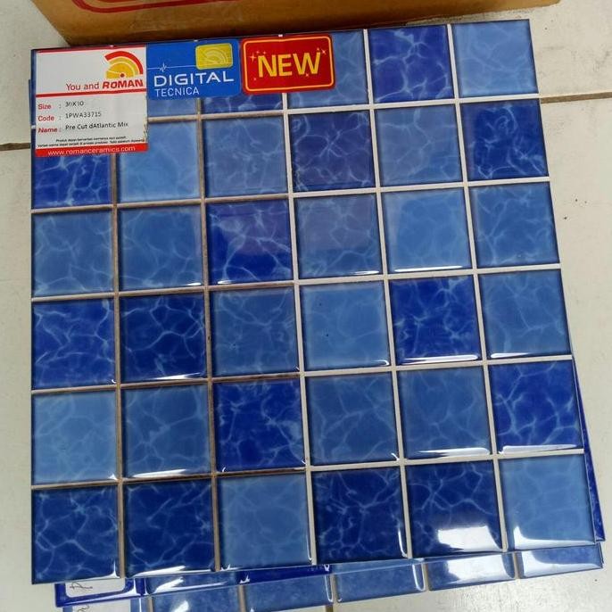Keramik Kolam Ex Roman PWA 33715 kw 1 / Keramik Mosaic Kolam Renang JS