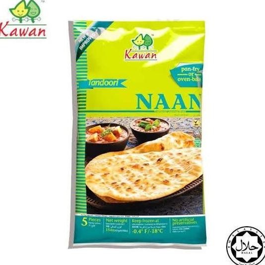 

kawan food roti naan tandoori / roti arab tepung gandum / roti india