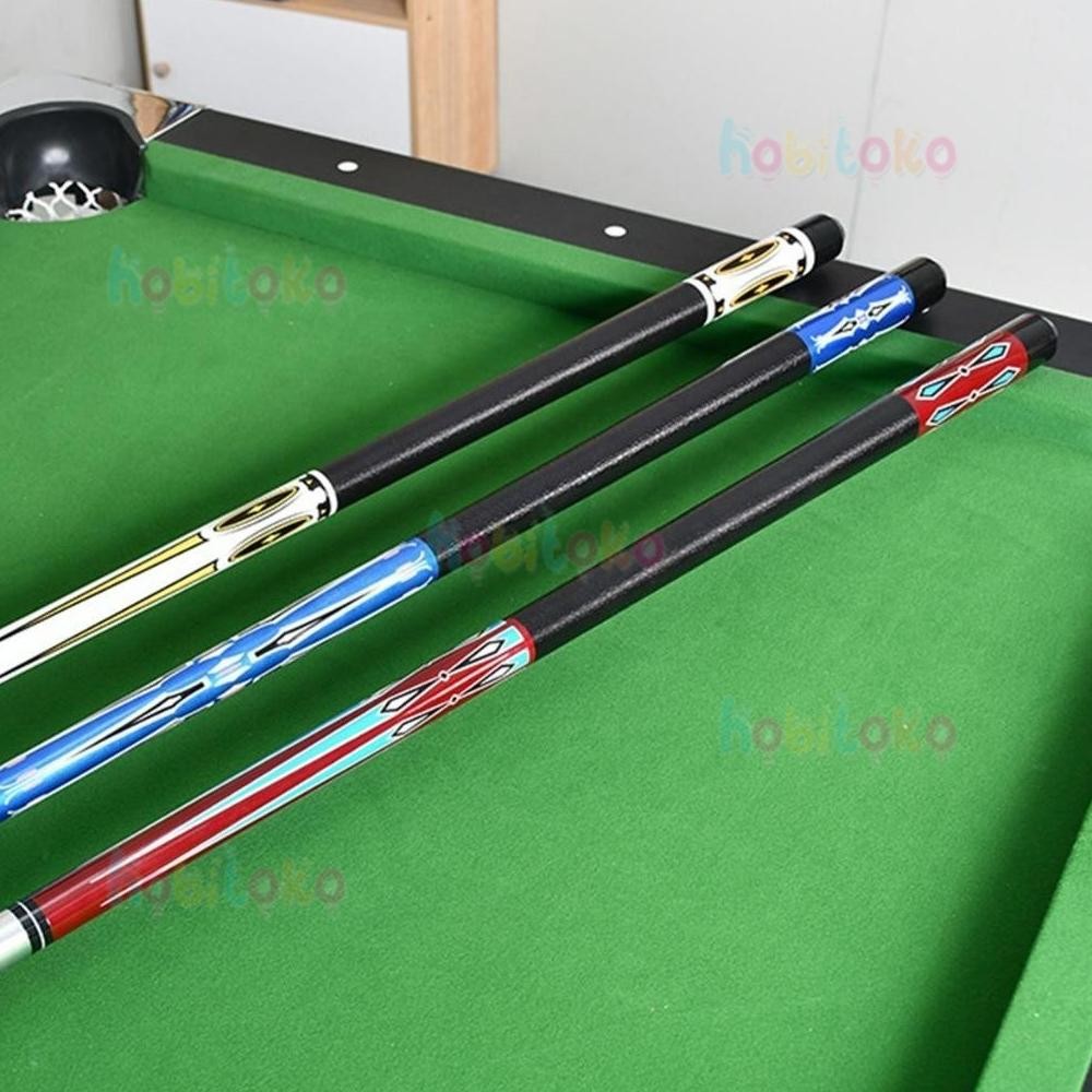 9.9 Rt-4 Isyarat Biliar Kepala Besar Amerika 1/2 Isyarat Biliar Cue Mall 12.75Mm Carbon Black Cue Du