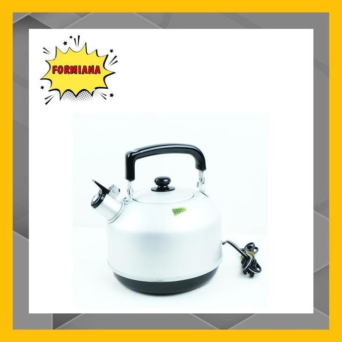 TERLARIS Teko Bunyi Listrik Maspion 22 Aluminium Silver - Teko pemanas air