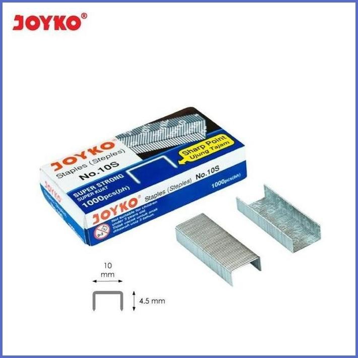 

STOCK NEW JOYKO STAPLES ISI STAPLER REFILL KECIL HEKTER NO. 10S TAJAM MURAH ORI TERLARIS