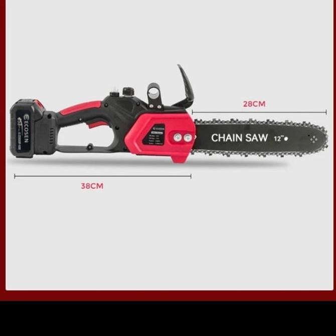 CHAINSAW CORDLESS 12 inch MESIN POTONG GERGAJI KAYU PORTABLE 12"in 305 mm Baterai LXT Chain Saw Mini