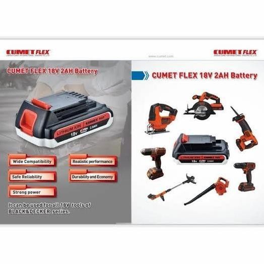 Baterai Cordless 18V Cumet