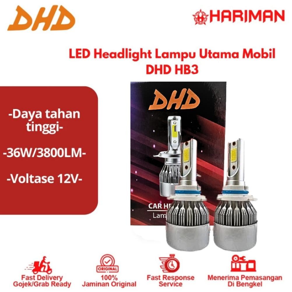 Led Headlight Lampu Utama Mobil Dhd Hb3