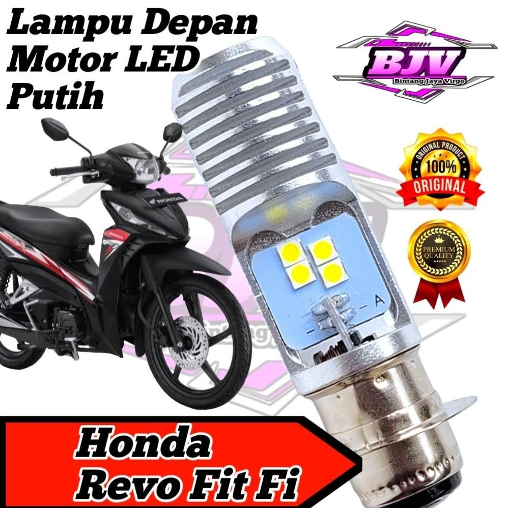 ''Terlaris" Lampu Depan Motor Honda Revo Fit Led Putih Ac/Dc 12Volt Pengganti Dop/Bohlam Standart T1