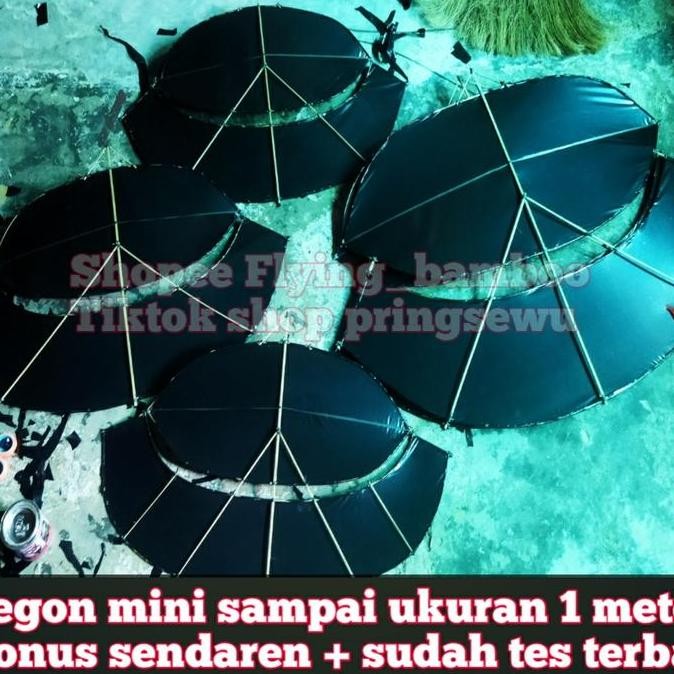 layangan gapangan pegon mini 2 jengkal sudah tes terbang