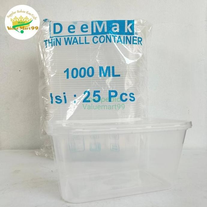 Thinwall DM 1000ml Rectangle