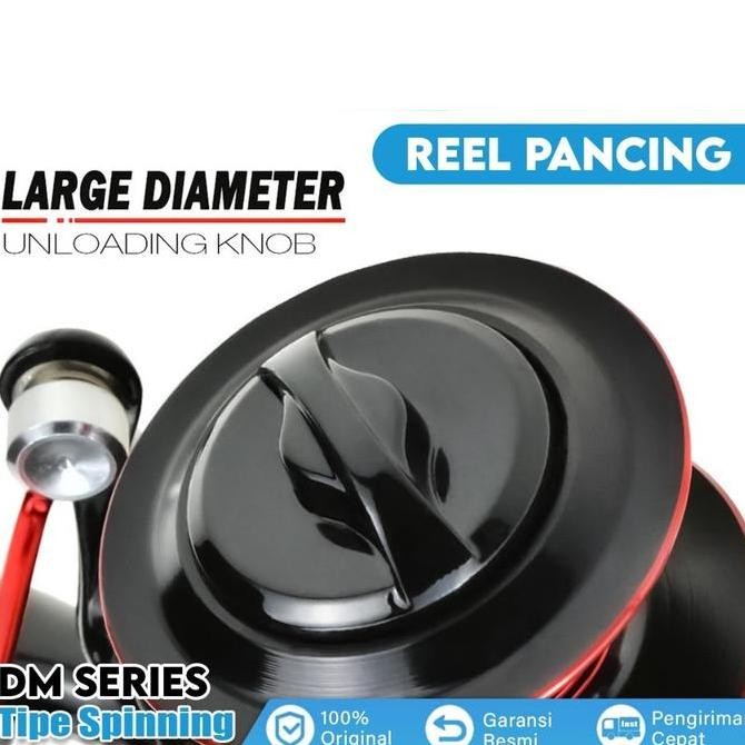 Reel Pancing Gulungan Senar DM1000 Katrol Kerekan Pancing Fishing Reel Spool Metal Aluminium