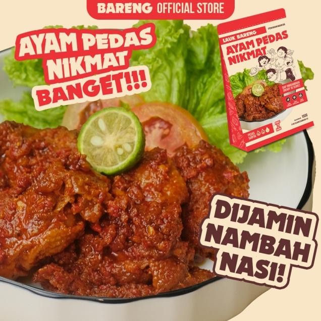 

TERMURAH Lahap Bareng | Ayam Pedas Nikmat Bumbu Rujak | Makanan Lauk Instant Ready to Eat, Real Food, Halal, Praktis & Tanpa Pengawet Siap kirim