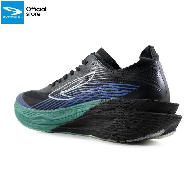 910 Nineten Haze Flow - Hitam/Hijau/Biru