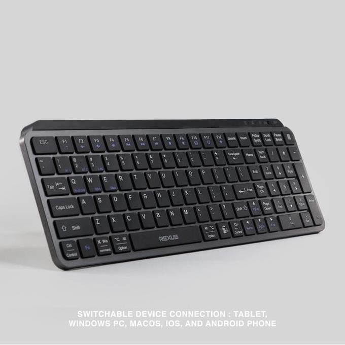 Rexus Kl100 Kl150 Kl200 Keyboard Office Wireless Bluetooth Dual Mode Kl 100 Kl 150 Kl 200 Allshop