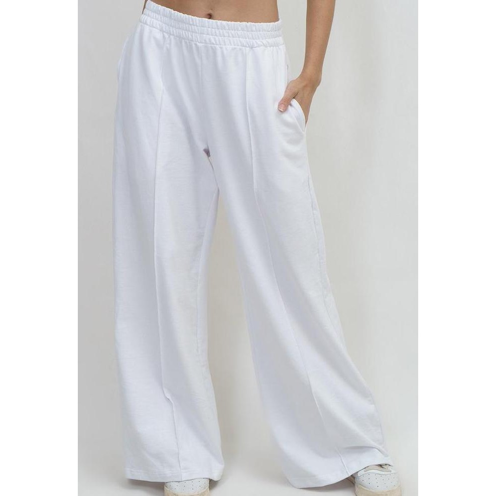 Ocwa Bey Flare Sweatpants White