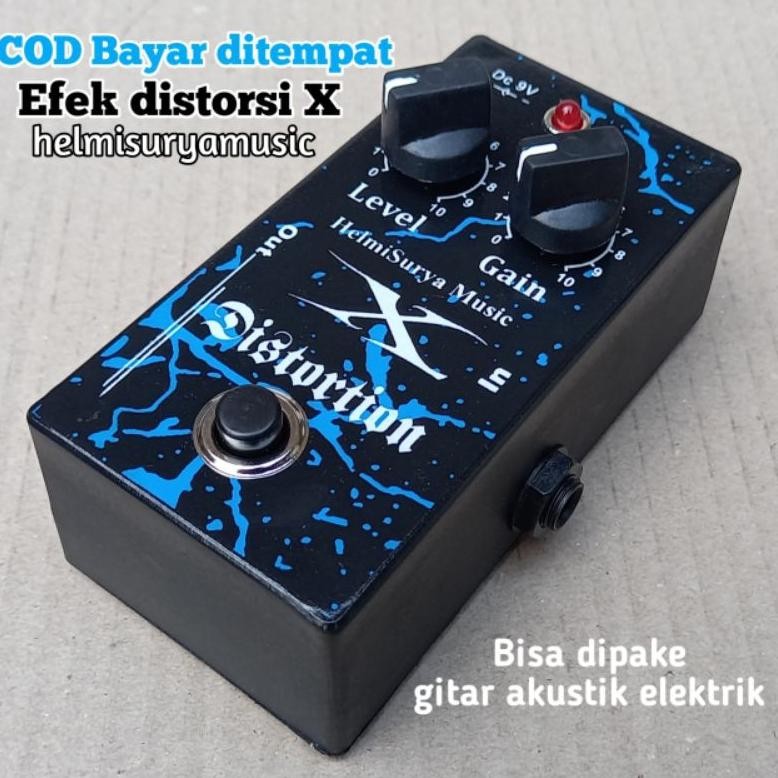 Efek Gitar - Efek Gitar Distorsi X Plus Adaptor Suara Mantap