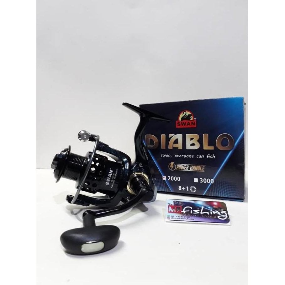 paket pancing joran & reel power handle 2000