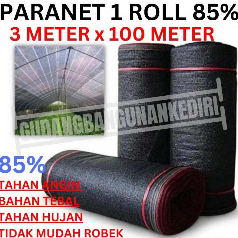 paranet 1 roll 85% 3 meter x 100 meter jaring tanaman