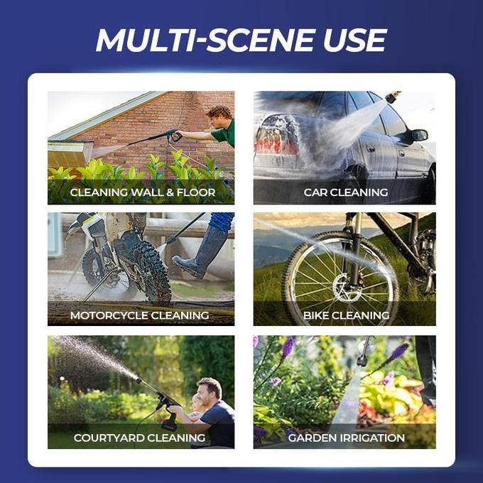 Alat steam cuci motor & Jet Cleaner CHICSet Alat Cuci Mobil Baterai [terbaik]
