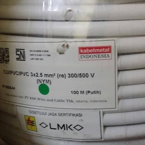 Promo KABEL LISTRIK NYM 3X2.5 KABELINDO KABELMETAL / NYM 3X2.5 MM Kabelindo COD