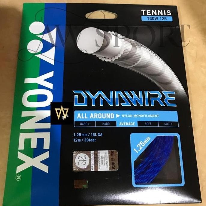 Terbaik Senar Yonex Tgdw 125 Dynawire / Senar Raket Tenis / Senar Yonex 100% Ori