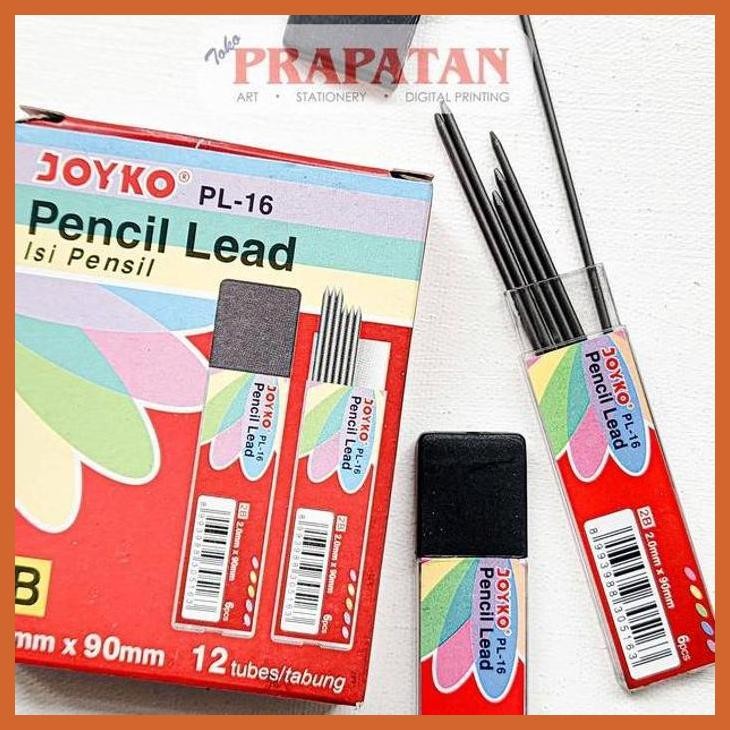 

(ATK) JOYKO MECHANICAL PENCIL LEAD REFILL 2.00 2B | ISI PENSIL MEKANIK ALAT TULIS LUKIS SEKOLAH KULIAH GAMBAR KANTOR