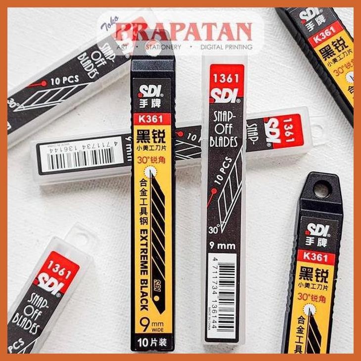 

(ATK) SDI CUTTER BLADE REFILL 30 DERAJAT | ISI CUTTER ALAT TULIS LUKIS SEKOLAH KULIAH GAMBAR KANTOR