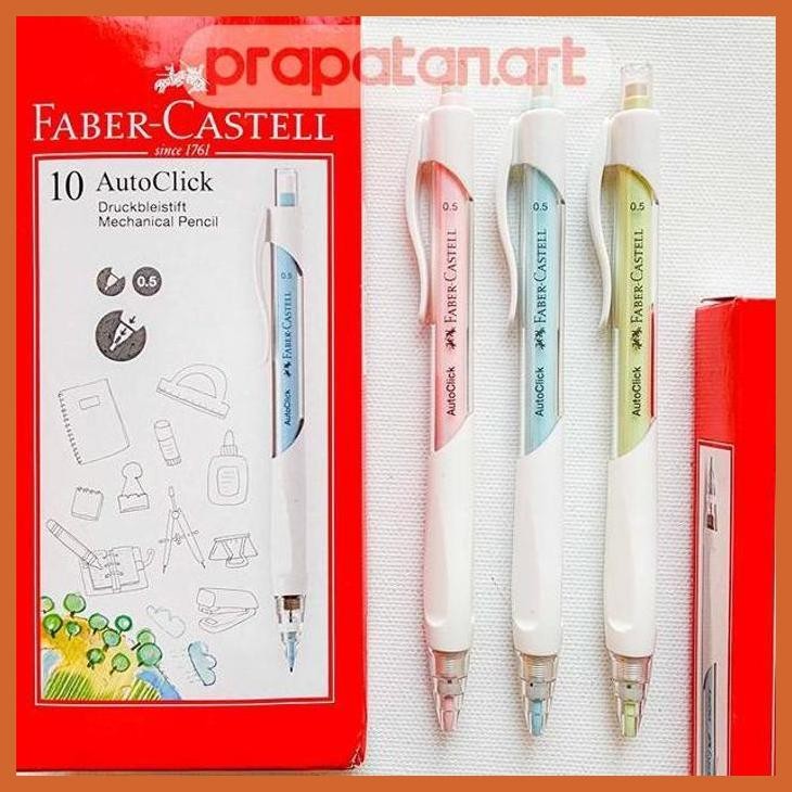 

(ATK) FABER CASTELL AUTOCLICK MECHANICAL PENCIL 0.5MM | PENSIL MEKANIK ALAT TULIS LUKIS SEKOLAH KULIAH GAMBAR KANTOR