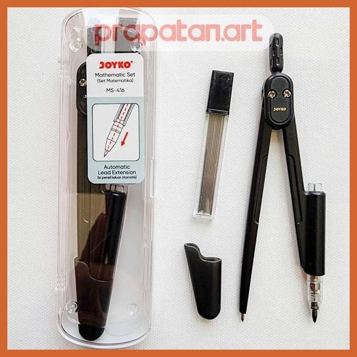

(ATK) JOYKO MATH SET MS-416 | JANGKA ALAT TULIS LUKIS SEKOLAH KULIAH GAMBAR KANTOR
