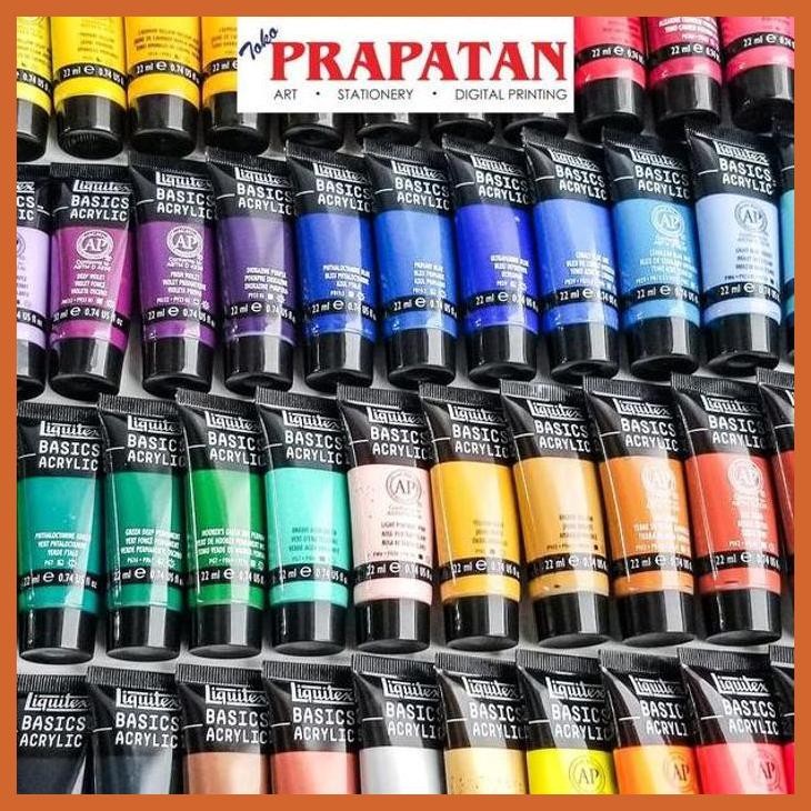 

(ATK) LIQUITEX BASICS ACRYLIC COLOR 22ML / CAT AKRILIK ALAT TULIS LUKIS SEKOLAH KULIAH GAMBAR KANTOR