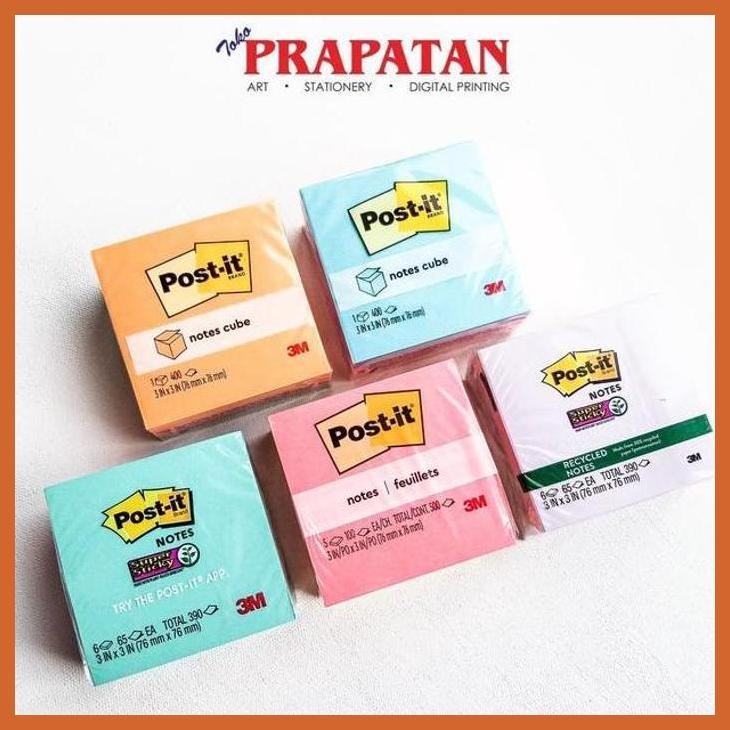 

(ATK) POST-IT STICKY NOTES CUBE 76X76MM 390-500 SHEETS / MEMO PAD ALAT TULIS LUKIS SEKOLAH KULIAH GAMBAR KANTOR