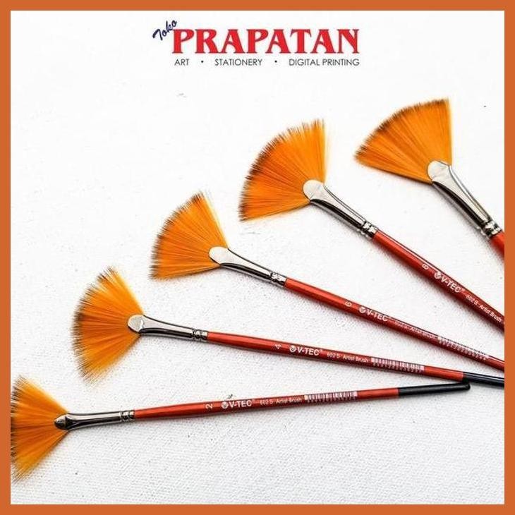 

(ATK) KUAS LUKIS V-TEC FAN BRUSH 602S / ARTIST BRUSH ALAT TULIS LUKIS SEKOLAH KULIAH GAMBAR KANTOR