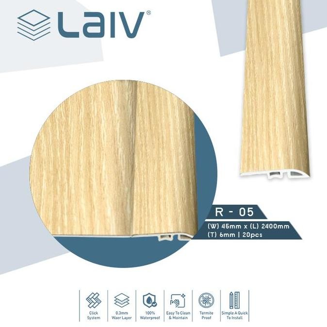 Laiv Adaptasi Lantai Spc 5Mm / Reducer Lantai Spc