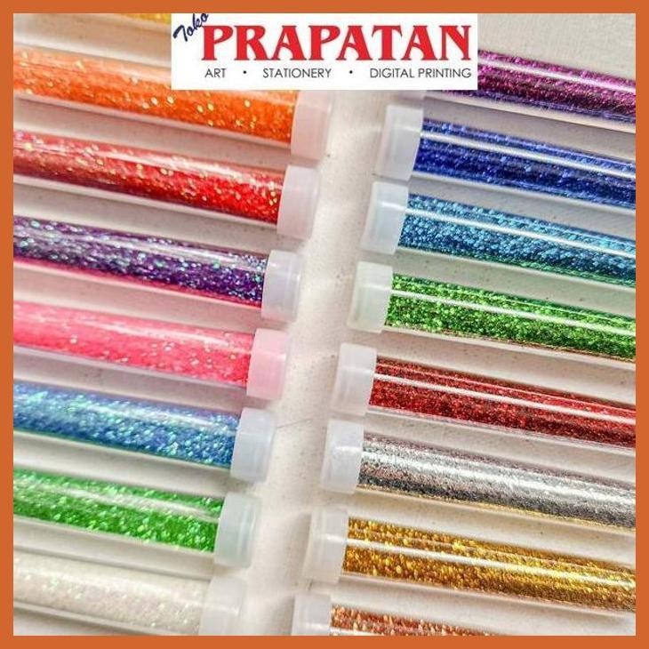 

(ATK) SERBUK GLITTER / UNIQUE GLITTER FLUORESCENT AK-52 ALAT TULIS LUKIS SEKOLAH KULIAH GAMBAR KANTOR
