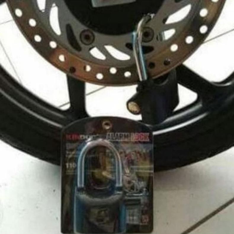 Kunci Gembok Alarm Bunyi Kuat Kunci Gembok Anti Maling Konci Alaram Pintu Rumah Pager Mobil Sepeda M